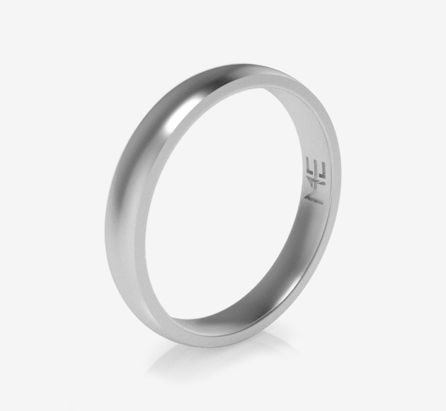 3.8 mm Comfort Fit Wedding Band