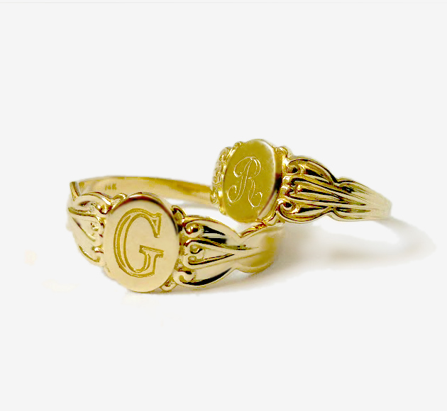 Vintage Style Signet Pinky Ring