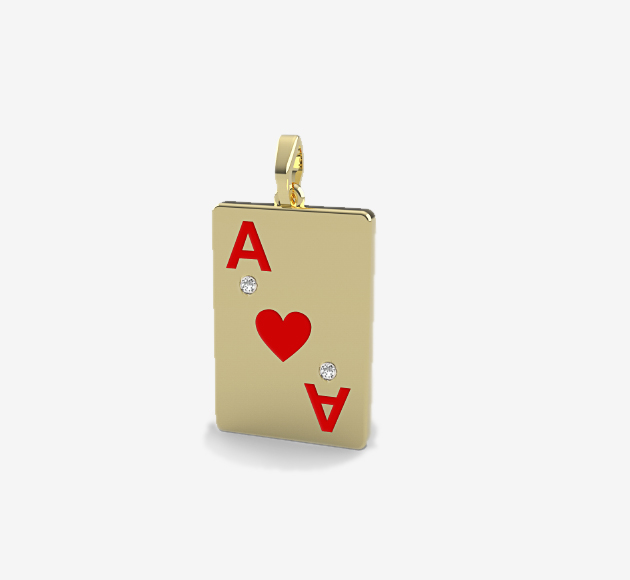 Lucky Poker Ace Card