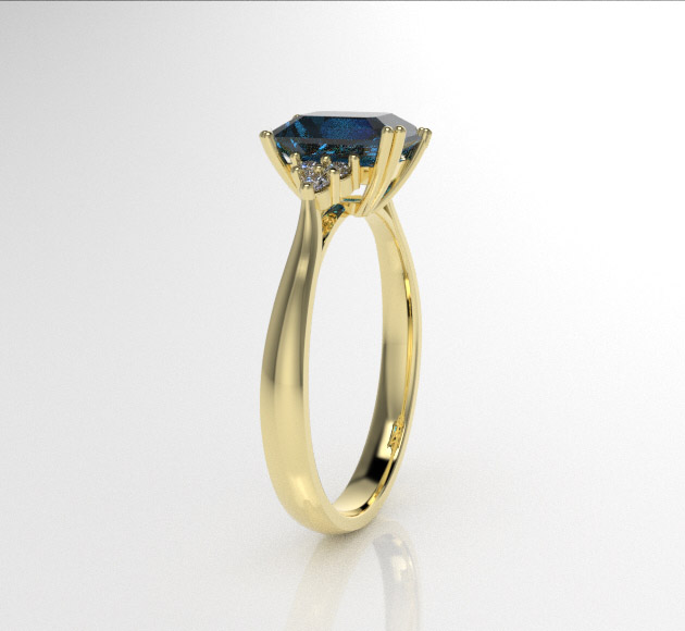 Neta Blue Topaz Ring