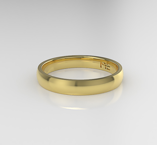 18K Comfort Fit Wedding Band
