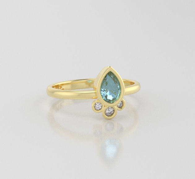 Aqua Bliss Alice Ring 