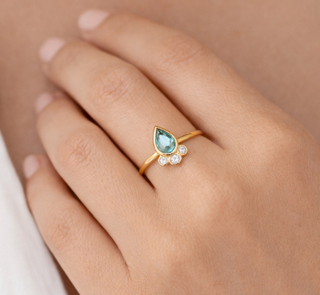 Aqua Bliss Alice Ring 
