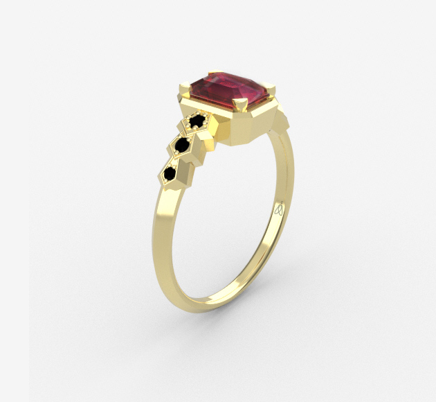  Claire Ruby Light Ring