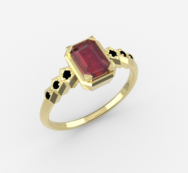  Claire Ruby Light Ring