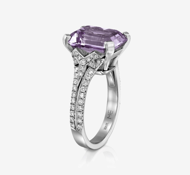  Pink Kunzite Ring from the Wish Upon a Star Collection