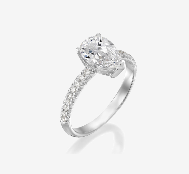 Pear Shape Engaement ring