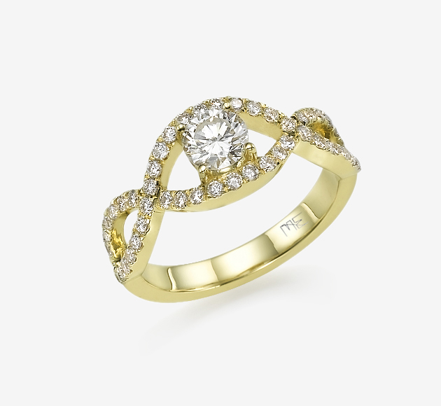 1ct Braided Engagement Ring