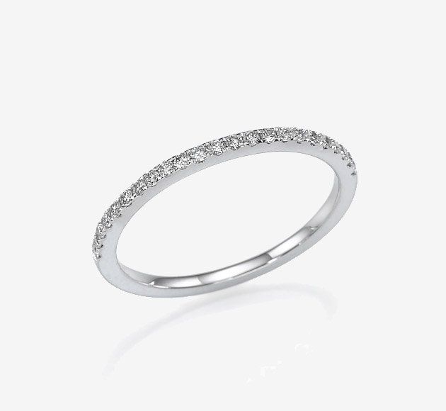 Delicate Round Pave Band