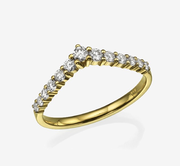  V Nesting Diamonds Band