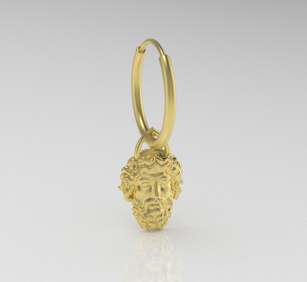 Zeus Hoop Earring