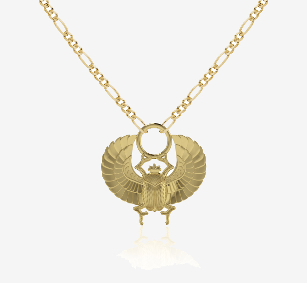 Scarab Kheper Figaro Necklace