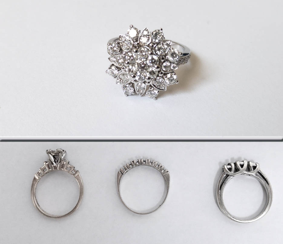 Upcycled Elegance: Transforming Three Rings