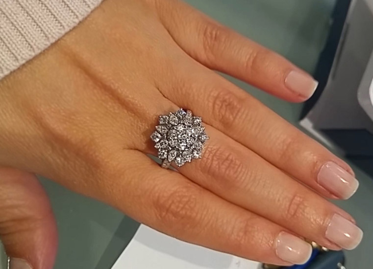 Reimagined Ring: A Fusion of Diamonds and Memories